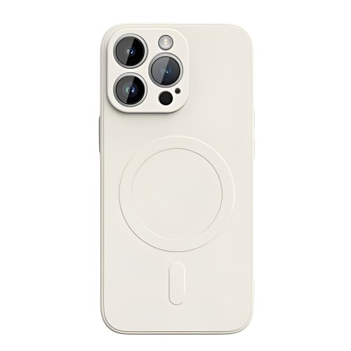 WOO Case Liquid Silicone Magsafe Iphone 16 Pro, Beige