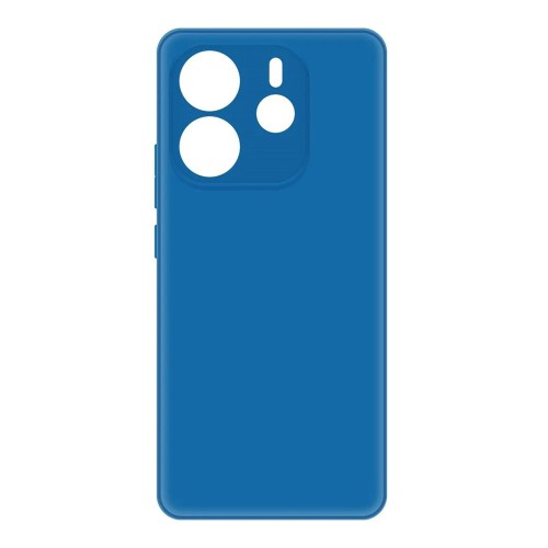 WOO Case Liquid Silicone Xiaomi Redmi Note 14 4G, Blue 163.3 x 76.6 x 8.2 mm 