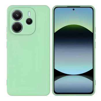 WOO Case Liquid Silicone Xiaomi Redmi Note 14 5G, Green