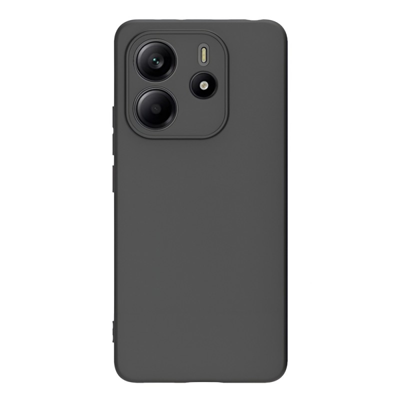 WOO Case Liquid Silicone Xiaomi Redmi Note 14 Pro 4G, Black