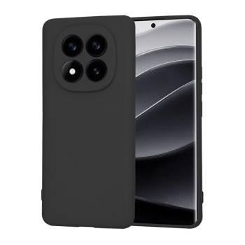 WOO Case Liquid Silicone Xiaomi Redmi Note 14 Pro 5G, Black