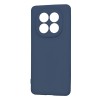 WOO Case Liquid Silicone Xiaomi Redmi Note 14 Pro Plus 5G, Blue