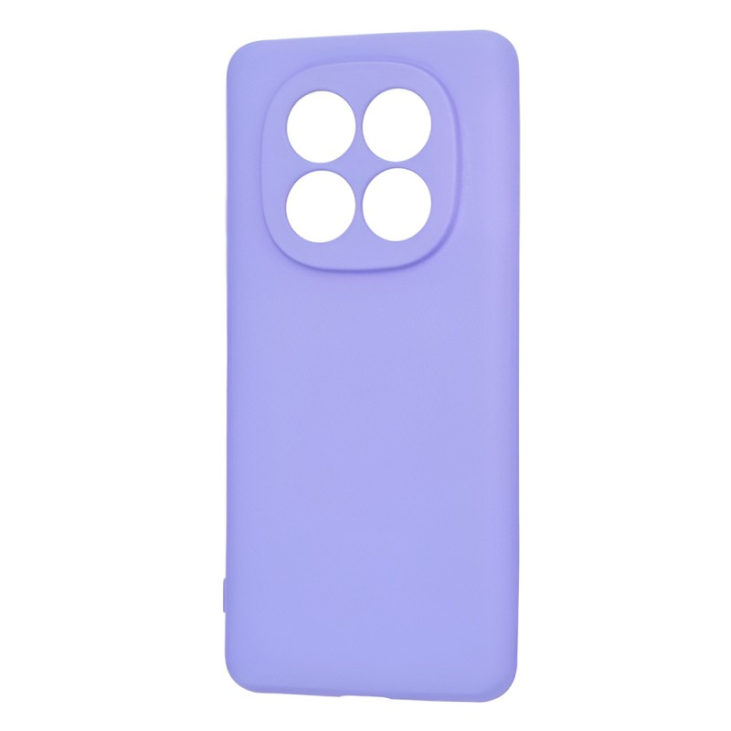 WOO Case Liquid Silicone Xiaomi Redmi Note 14 Pro 5G, Purple