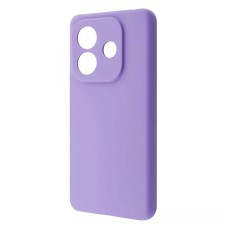 WOO Case Liquid Silicone Xiaomi Redmi Note 14 5G, Purple