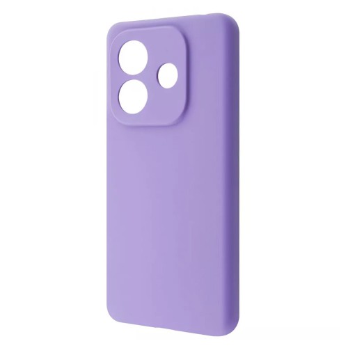 WOO Case Liquid Silicone Xiaomi Redmi Note 14 5G, Purple