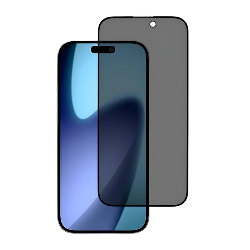 WOO Tempered Glass Privacy 5D iPhone 17 Pro, Black