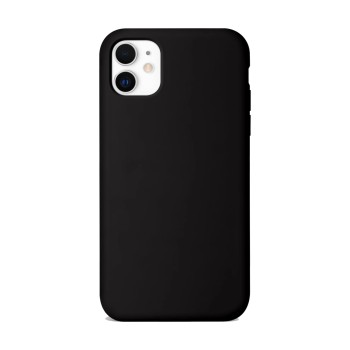 WOO Case Liquid Silicone iPhone 11, Black