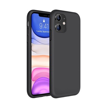 WOO Case Liquid Silicone iPhone 11, Black