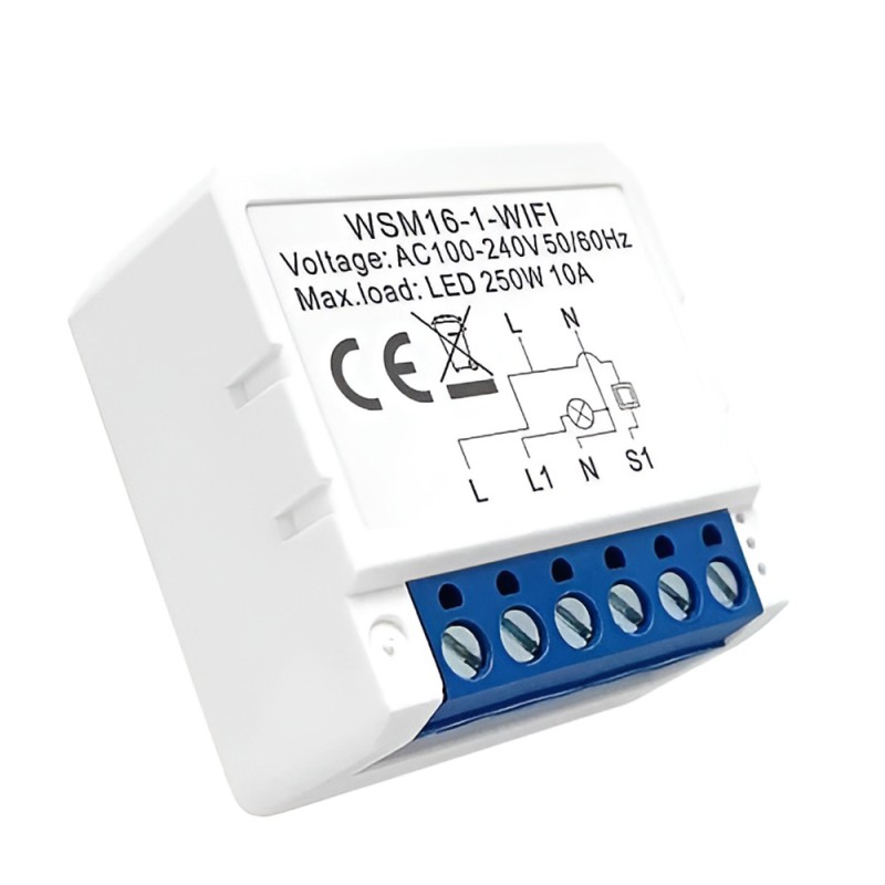 Avatto Smart Light Switch 1 Gang 250W 10A Wi-Fi (Neutral Wire)