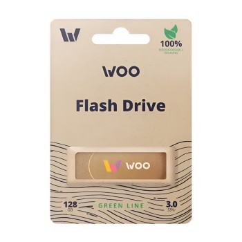 WOO USB Drive 3.0 Green Line 128GB
