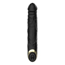 WINYI Terry Soft Dildo Vibrator IPX5 12 Mode Vibration, Black