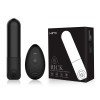 WINYI Rick Bullet Vibrator+Remote Control IPX6 10 Mode Vibration, Black