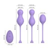 WINYI Heidi Kegel Ball Set 3in1 IPX6 10 Mode Vibration, Lilac