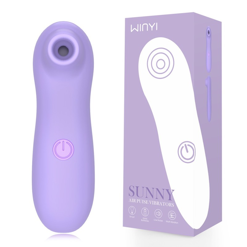 WINYI Sunny Clitoral Stimulator IPX6 10 Sucking Vibration, Lilac