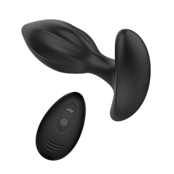 WINYI Mark Buttplug Set 3in1+Remote Control IPX6 7 Mode Vibration, Black