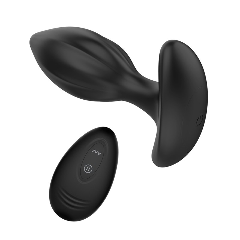 WINYI Mark Buttplug Set 3in1+Remote Control IPX6 7 Mode Vibration, Black