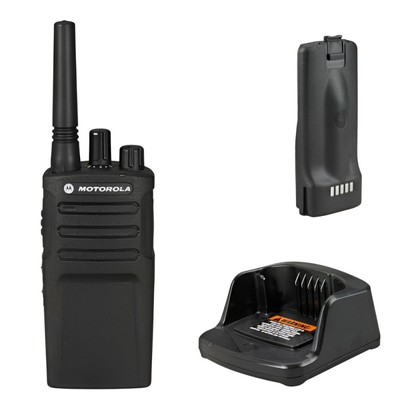 Motorola Walkie-Talkie TalkAbout XT420, IP55, 8 Channels (16-position channel), 9km, Black
