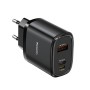 Yesido Wall Charger 1*USB-A+1*Type-C+1*Lighting 30W Max with Cable Type-C to Lighting YC52, Black