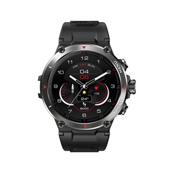 Zeblaze Smart Watch Stratos 2, GPS, AMOLED Display, 5 ATM(50M), Meteorite Black