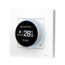 Moes ZigBee Star Ring Smart Thermostat Temperature Controller Electric Floor Heating 16A, White