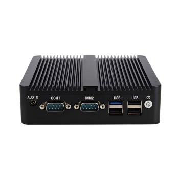 Mini Industrial PC, Celeron N2830 8GB RAM 256GB SSD, Dual Gigabit LAN, 2x COM ports, 6x USB ports, VGA + HDMI, WiFi