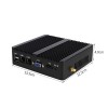 Mini Industrial PC, Celeron N2830 8GB RAM 256GB SSD, Dual Gigabit LAN, 2x COM ports, 6x USB ports, VGA + HDMI, WiFi