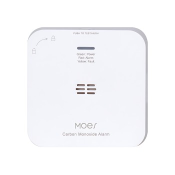 Moes ZigBee CO Detector Alarm Wireless Gas Leak Carbon Monoxide Sensor LR6