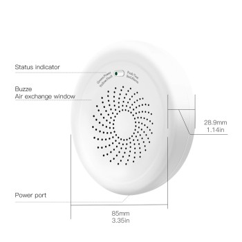 Moes ZigBee Smart Gas Leakage Detector Combustible Sensor