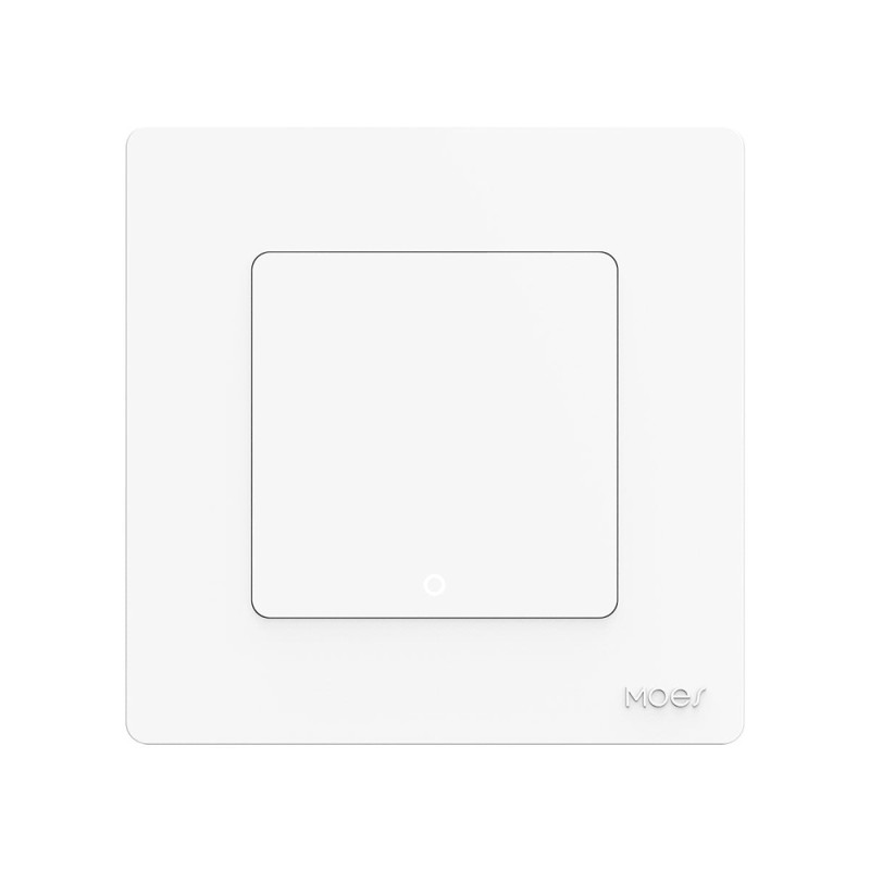 Moes Zigbee Star Ring Smart Push Button Swicth 1 Gang CR2032, White