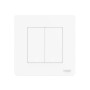 Moes Zigbee Star Ring Smart Push Button Swicth 2 Gang CR2032, White
