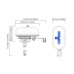 Moes Zigbee Smart Water and Gas Pipeline Auto Shut OFF Valve Controller Eu Power Adapter